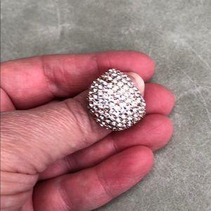 3/$25 Pave diamond statement ring